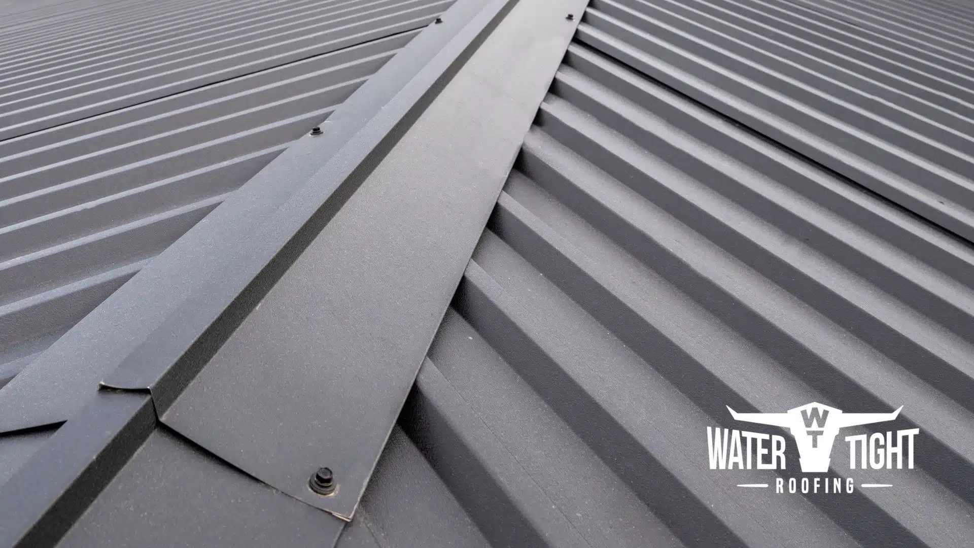 Metal roof leaking storm damage inspection by WaterTight Roofing